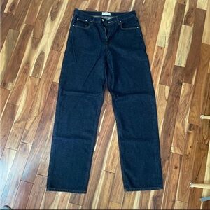 ASOS DESIGN Oversized Dark Wash Jeans